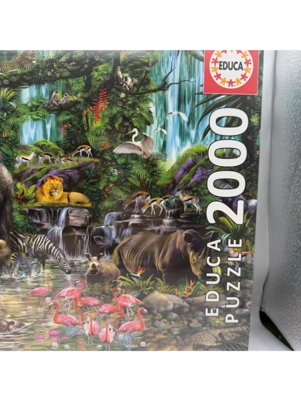 Educa African Jungle‎ 2000 piece puzzle New large elephants animals
